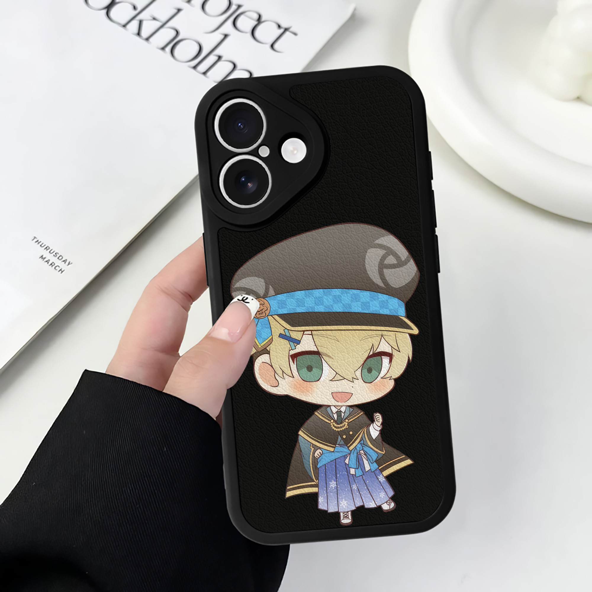 （画像用） 東京リベンジャーズ Tokyo Revengers 【iPhone 16シリーズ対応】シリコンスマホケース（レザー調） 材質：シリコン